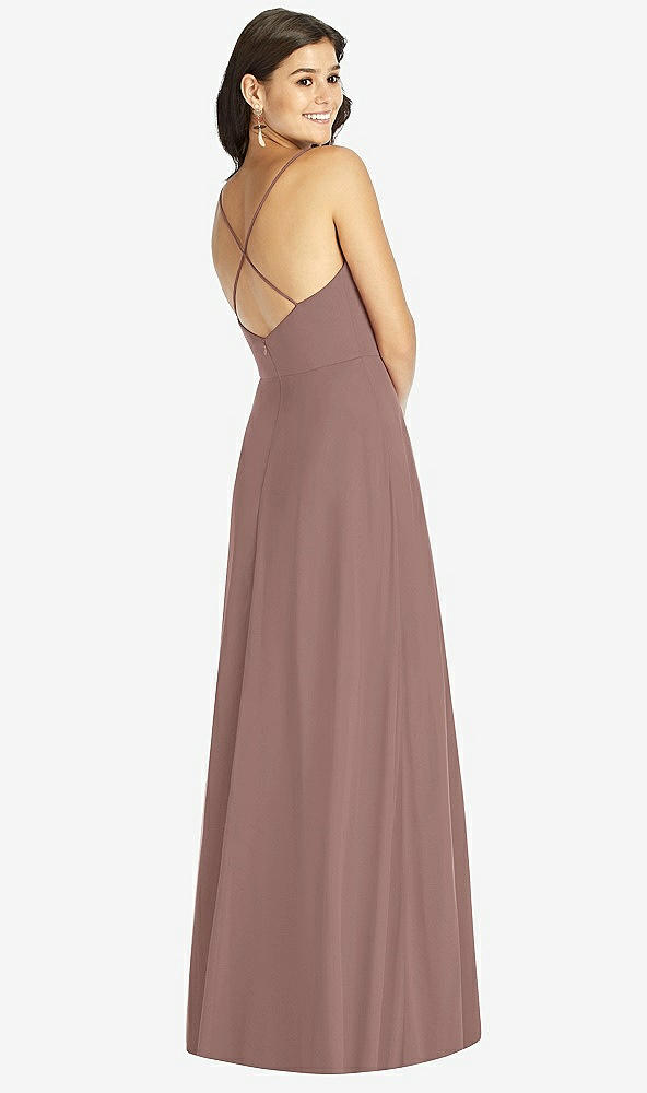 Back View - Sienna Criss Cross Back A-Line Maxi Dress