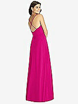 Rear View Thumbnail - Think Pink Criss Cross Back A-Line Maxi Dress