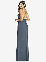 Rear View Thumbnail - Silverstone Criss Cross Back Mermaid Wrap Dress