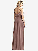 Front View Thumbnail - Sienna Cowl-Back Double Strap Maxi Dress with Side Slit