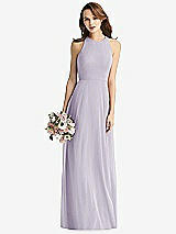 Front View Thumbnail - Moondance Sleeveless Halter Chiffon Maxi Dress