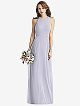 Front View Thumbnail - Silver Dove Sleeveless Halter Chiffon Maxi Dress