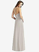 Rear View Thumbnail - Oyster Cowl Neck Criss Cross Back Maxi Dress