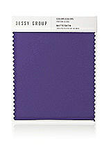 Front View Thumbnail - Regalia - PANTONE Ultra Violet Matte Satin Fabric Swatch