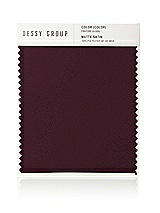 Front View Thumbnail - Bordeaux Matte Satin Fabric Swatch