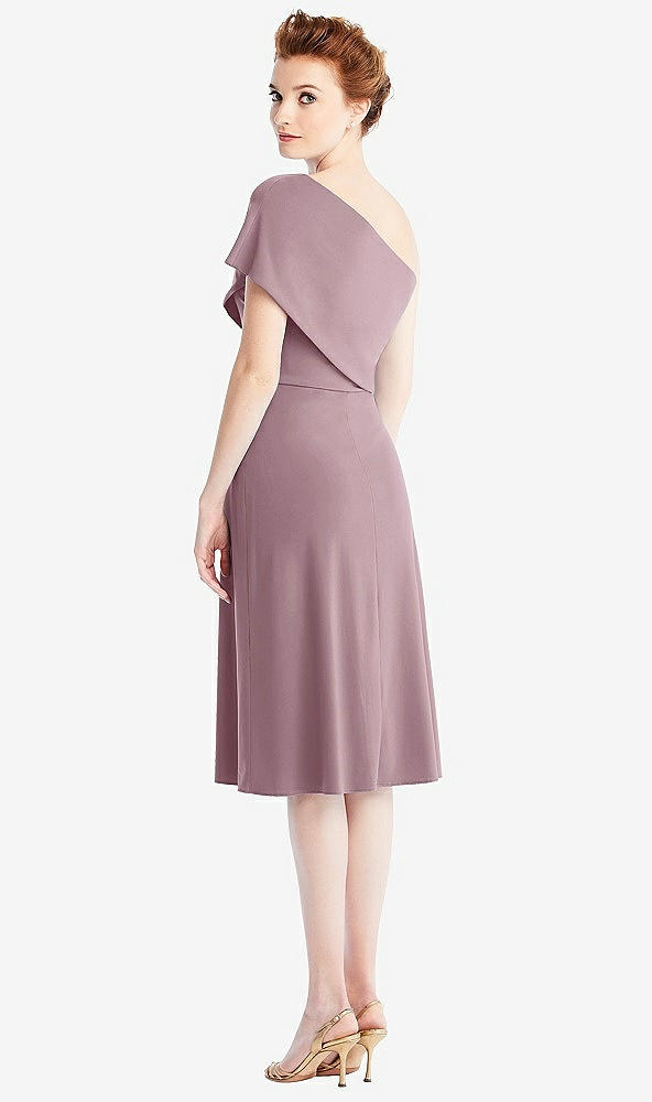 Back View - Dusty Rose Loop Convertible Midi Dress