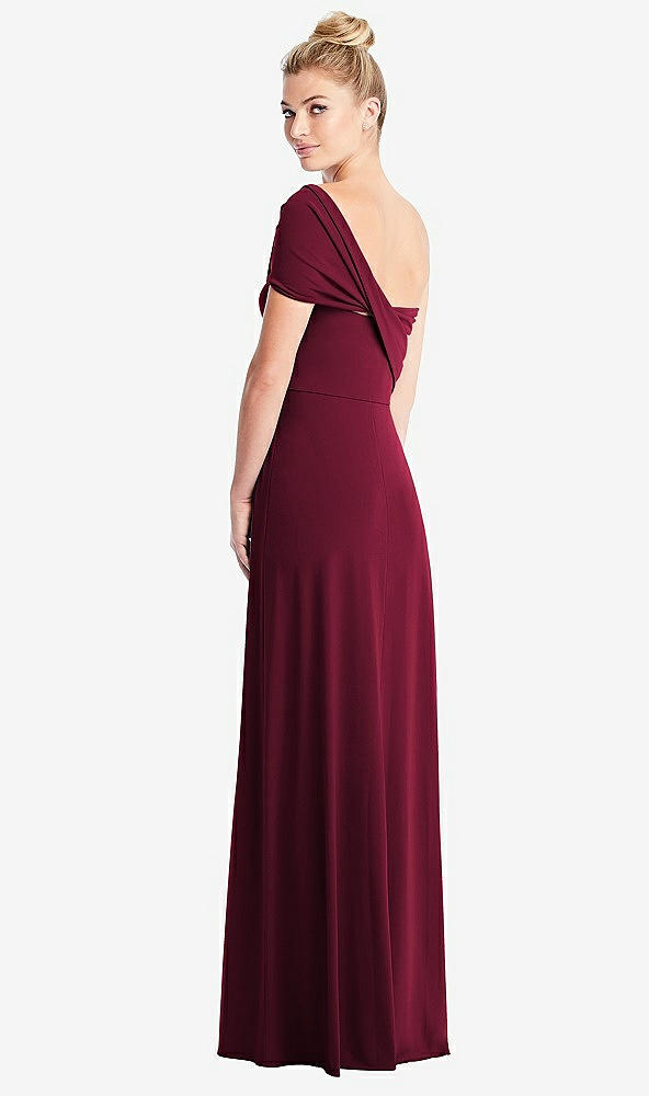 Back View - Cabernet Loop Convertible Maxi Dress