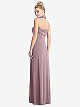 Alt View 6 Thumbnail - Dusty Rose Loop Convertible Maxi Dress