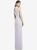 Rear View Thumbnail - Moondance Sleeveless Chiffon Dress with Draped Front Slit