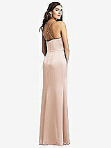 Rear View Thumbnail - Cameo Cowl-Neck Criss Cross Back Slip Dress