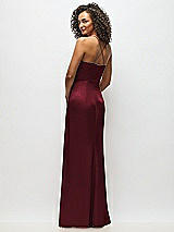 Alt View 6 Thumbnail - Cabernet Cowl-Neck Criss Cross Back Slip Dress