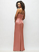 Alt View 6 Thumbnail - Desert Rose Cowl-Neck Criss Cross Back Slip Dress