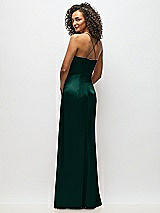 Alt View 6 Thumbnail - Evergreen Cowl-Neck Criss Cross Back Slip Dress