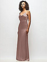Alt View 5 Thumbnail - Sienna Cowl-Neck Criss Cross Back Slip Dress