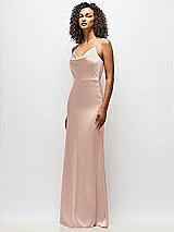 Alt View 5 Thumbnail - Toasted Sugar Cowl-Neck Criss Cross Back Slip Dress