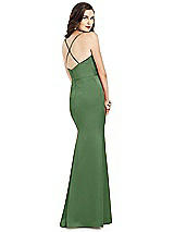 Alt View 3 Thumbnail - Vineyard Green Cowl-Neck Criss Cross Back Slip Dress