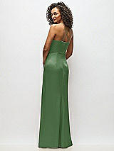 Alt View 6 Thumbnail - Vineyard Green Cowl-Neck Criss Cross Back Slip Dress