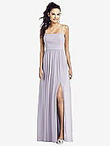 Front View Thumbnail - Moondance Slim Spaghetti Strap Chiffon Dress with Front Slit 