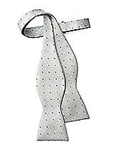 Rear View Thumbnail - Willow/vineyard Green/ivory Modern Polka Dot Self-Tie Bow-Tie