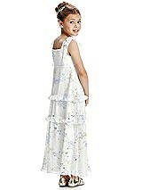 Rear View Thumbnail - Bleu Garden Flower Girl Dress FL4071