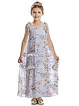 Front View Thumbnail - Butterfly Botanica Silver Dove Flower Girl Dress FL4071