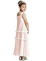 Rear View Thumbnail - Blush Flower Girl Dress FL4071