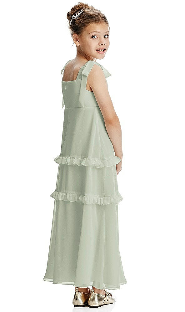 Back View - Celadon Flower Girl Dress FL4071