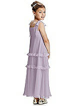 Rear View Thumbnail - Lilac Haze Flower Girl Dress FL4071