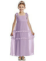 Front View Thumbnail - Pale Purple Flower Girl Dress FL4071