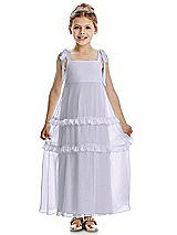 Front View Thumbnail - Silver Dove Flower Girl Dress FL4071