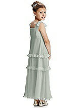 Rear View Thumbnail - Willow Green Flower Girl Dress FL4071