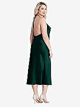 Alt View 3 Thumbnail - Evergreen Cowl-Neck Convertible Midi Slip Dress - Piper