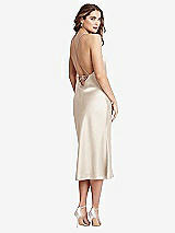 Alt View 1 Thumbnail - Oat Cowl-Neck Convertible Midi Slip Dress - Piper