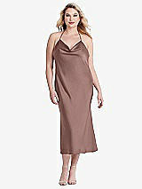 Alt View 2 Thumbnail - Sienna Cowl-Neck Convertible Midi Slip Dress - Piper