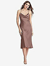 Front View Thumbnail - Sienna Cowl-Neck Convertible Midi Slip Dress - Piper