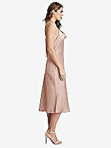 Side View Thumbnail - Toasted Sugar Cowl-Neck Convertible Midi Slip Dress - Piper