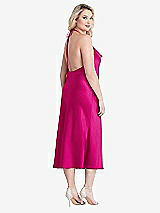 Alt View 3 Thumbnail - Think Pink Cowl-Neck Convertible Midi Slip Dress - Piper