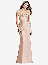 Rear View Thumbnail - Cameo Cowl-Neck Convertible Maxi Slip Dress - Reese