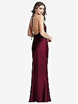 Front View Thumbnail - Cabernet Cowl-Neck Convertible Maxi Slip Dress - Reese