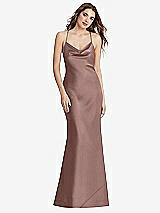 Rear View Thumbnail - Sienna Cowl-Neck Convertible Maxi Slip Dress - Reese