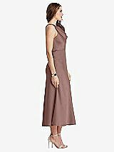 Side View Thumbnail - Sienna Cowl-Neck Midi Tank Dress - Esme