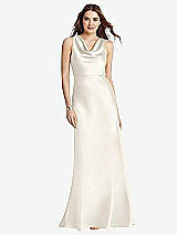 Front View Thumbnail - Ivory Cowl-Neck Maxi Tank Dress - Nova