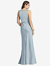 Rear View Thumbnail - Mist Cowl-Neck Maxi Tank Dress - Nova