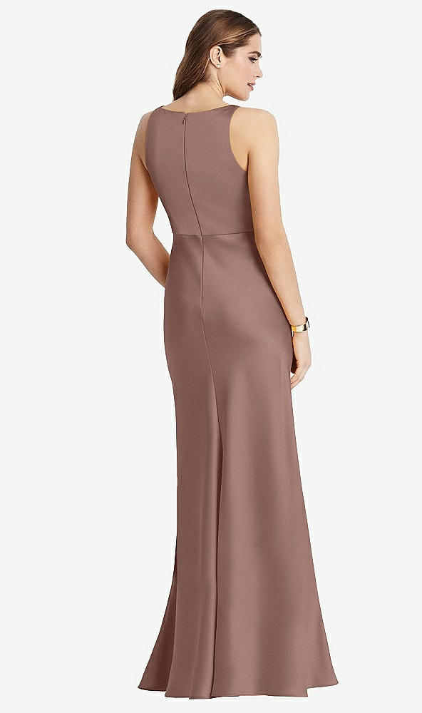 Back View - Sienna Cowl-Neck Maxi Tank Dress - Nova