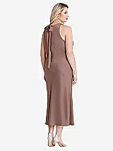 Alt View 3 Thumbnail - Sienna Tie Neck Cutout Midi Tank Dress - Lou