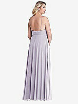 Alt View 2 Thumbnail - Moondance High Neck Chiffon Maxi Dress with Front Slit - Lela