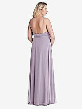 Alt View 2 Thumbnail - Lilac Haze Chiffon Maxi Wrap Dress with Sash - Cora