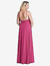 Alt View 2 Thumbnail - Tea Rose Chiffon Maxi Wrap Dress with Sash - Cora