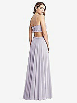 Rear View Thumbnail - Moondance Ruffled Chiffon Cutout Maxi Dress - Jessie