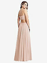 Rear View Thumbnail - Cameo Ruffled Chiffon Cutout Maxi Dress - Jessie